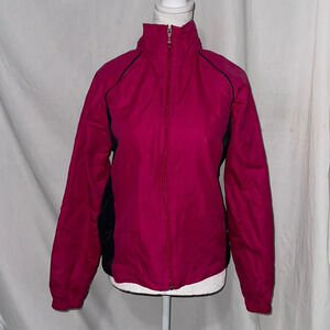 pink & gray Danskin Now athletic jacket size small